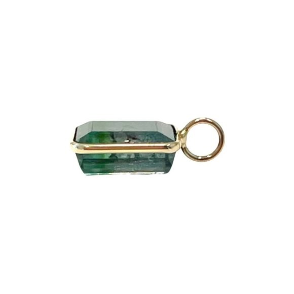 Solid 14K Yellow Gold Bicolor Tourmaline - Picture 2 of 5